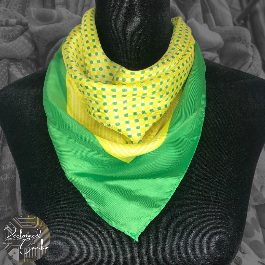 Green And Yellow Scarf